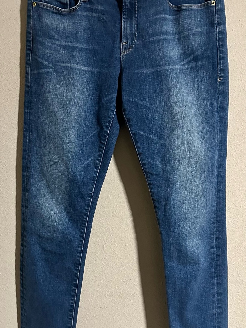 Frame Denim ‘Le Garçon Slim Boyfriend Mid Rise’ Women's Dark Blue Skinny Jeans